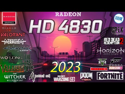 AMD Radeon HD 4830 in 15 Games  | 2023-2024