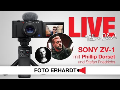 Foto Erhardt LIVE - Sony ZV-1 mit Phillip Dorset