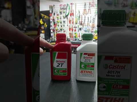 The correct mixture Stihl Oil 1:50 8017H #stihlbrasil #stihl #powertools #2stroke #tools