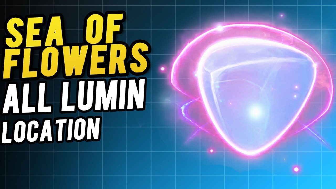 All lumin location in  Sea of Flowers | aniimo