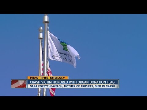 Crash victim honored with organ donation