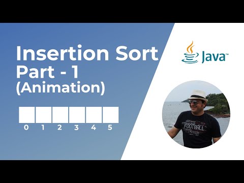 Insertion Sort In Java Part 1 Animation Sorting Algorithms