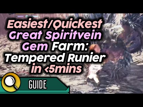 How to Solo Ruiner Nergigante in Under 5 Minutes (Tempered) - Easiest G. Spiritvein Farm | MHW IB