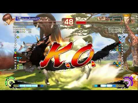 Poongko Seth vs Sasaki Cody   lsy9983 Bison vs Kyanro Rose SSF4 Arcade Edition