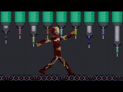 Torture Factory vs Iron Man in People Playground