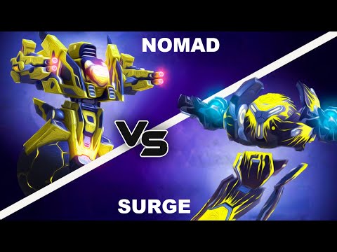 Nomad vs Surge: Battle of the Titans in Mech Arena's Arena!