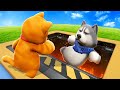 Cat Throws Dog Into DEATH Pit - Party Animals DEFAULT Thumbnail