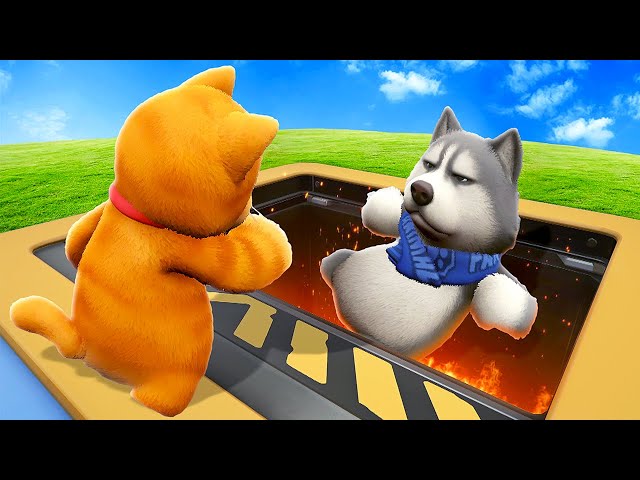 Cat Throws Dog Into DEATH Pit - Party Animals SDDEFAULT Thumbnail
