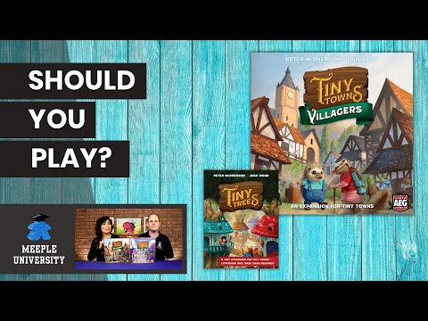 Tiny Towns Villagers + Tiny Trees - Should You Play? A Board Game Review