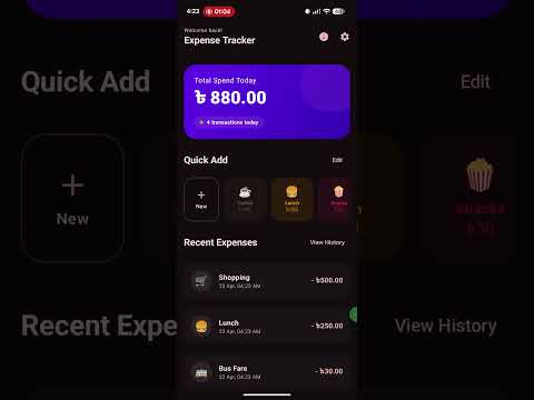 Expense Tracker bKash Summary