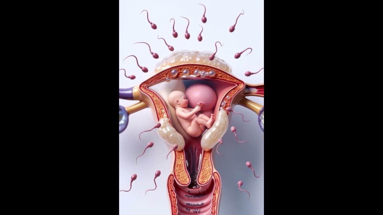 Why Sperm Can’t Enter: Cervical Mucus Plug Explained in 3D