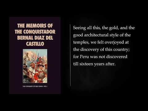 (1/2) The Memoirs of the Conquistador Bernal Diaz del Castillo vol 1. Audiobook, full length
