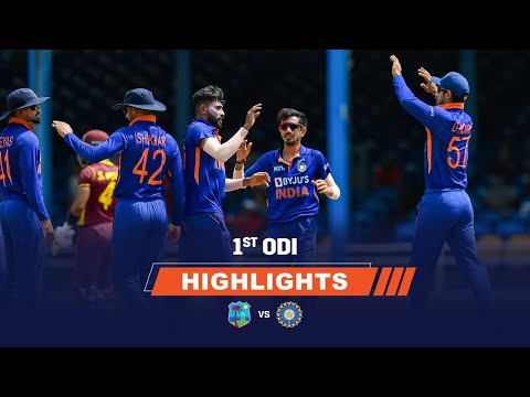 WI v IND | 1st ODI Highlights | India Tour of West Indies | Watch LIVE on FanCode