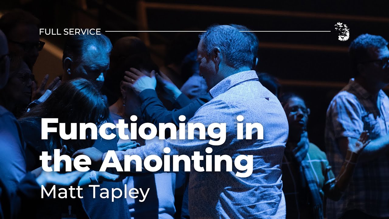 Functioning in the Anointing