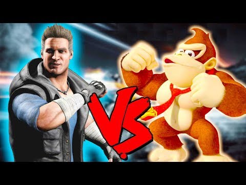 Johnny Cage Vs Donkey Kong Army - Epic Battle - Mortal Kombat Costume Skin Mod