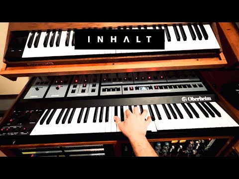 Oberheim OB-X8 INHALT Sound Design Demo No Talking