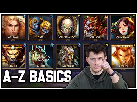 HOW TO PLAY EVERY SMITE GOD, A-Z SERIES!! PT. 1...