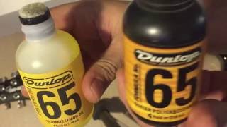 Video thumbnail for Dunlop Fretboard 65 Ultimate Lemon Oil  ★ FIRST LOOK ★ Review by Greg Kocis