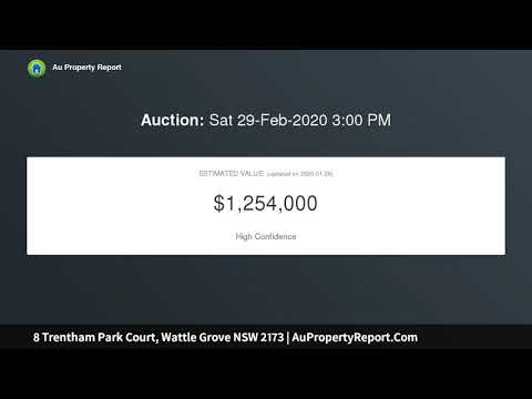 8 Trentham Park Court, Wattle Grove NSW 2173 | AuPropertyReport.Com