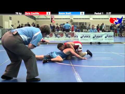 Chris Castillo vs. Aaron Scott at 2013 ASICS University Nationals - FS