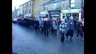 preview picture of video 'Ramsbottom Remembrance Parade 2012'