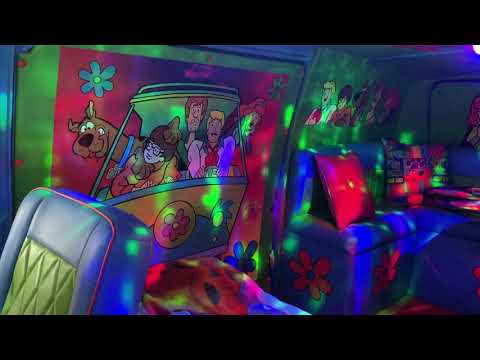 Scooby-Doo Mystery Machine Disco Lighting Interior