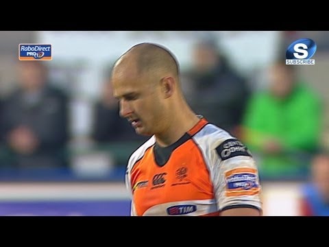Late Matt Berquist Penalty puts Treviso further ahead, Benetton Treviso v Zebre 28th Dec 2013