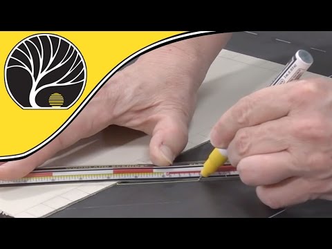 Modeling Realistic Road Markings | Model Scenery | Woodland Scenics