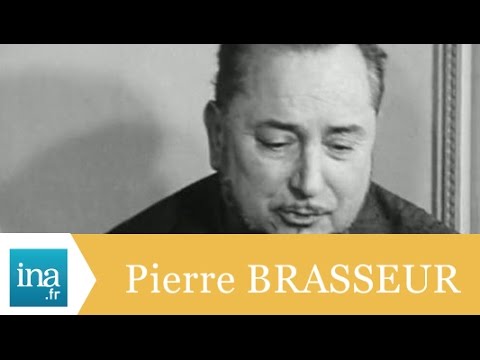 Pierre Brasseur au Théâtre de Paris - Archive INA