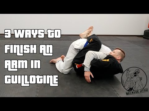 3 Arm-in Guillotine Finishes From Guard - Drew Weatherhead Brazilian Jiu-Jitsu