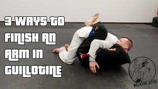 3 Arm-in Guillotine Finishes From Guard - Drew Weatherhead Brazilian Jiu-Jitsu