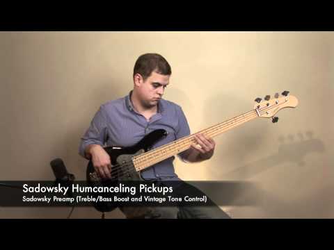 Bass Club Chicago Demos - Sadowsky MV5-24 Jazz Trans Black