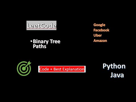 Binary Tree Paths Leetcode 257 Code Explanation Python Easy Understanding