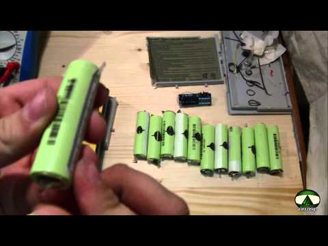 ElektroBastelei #2 - Defektes Li-Ion Laptop-Akkupack 8640 zerlegen [Deutsch]