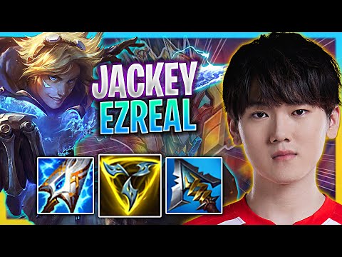 JACKEYLOVE IS INSANE WITH EZREAL! | TES Jackeylove Plays Ezreal ADC vs Kai'sa!  Season 2023