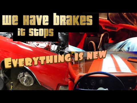 Brake job complete on 1970 chevelle ** everything new **