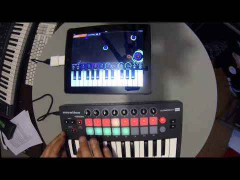 Demostración del Novation Launchkey Mini por @djmkc