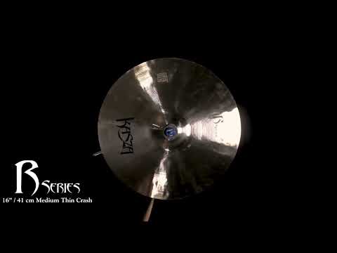 Kasza Cymbals R16CMT 16" Medium Thin Crash Cymbal