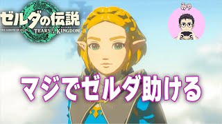 【ティアキン初見プレイ】ゼルダ姫！うぉぉぉ！いけません！【積みゲー消化期間】