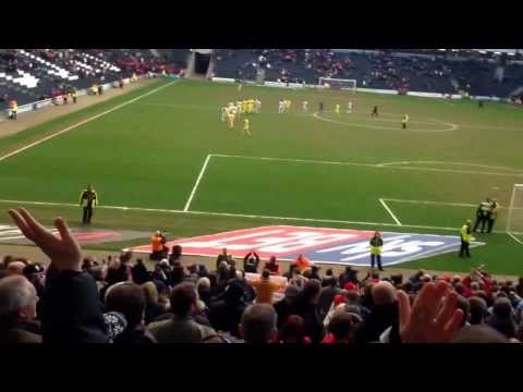 Snapshot of MK Dons v SUFC - 1/3/2014
