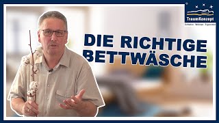 Wie finde ich GUTE Bettwäsche - FRAG DEN JÄGER - TraumKonzept Folge 22
