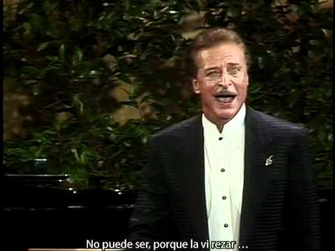 Alfredo Kraus sings"No puede ser" -Taberna del puerto - Salzburg/1990