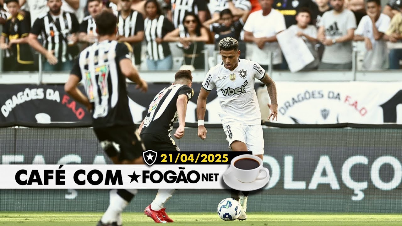 LIVE CAFÉ COM FOGÃONET | Botafogo perde sendo mais do mesmo; Renato Paiva ‘prestigiado’