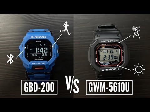 Casio G-Shock GWM-5610u vs Casio G-Shock GBD200 Comparison Video | The Best G-Shock Under $150