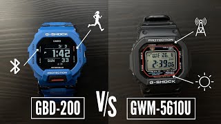 Casio G-Shock GWM-5610u vs Casio G-Shock GBD200 Comparison Video | The Best G-Shock Under $150