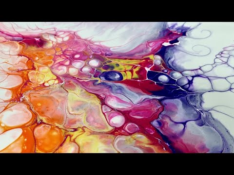 #143 SURPRISING RESULT!! Swipe with CELL ACTIVATOR - Abstract Fluid Painting