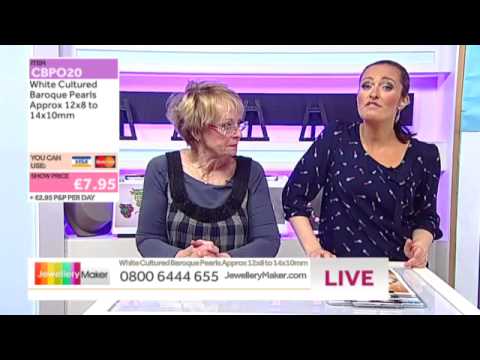 JewelleryMaker LIVE AM 14/01/2014 [How to make Beaded Boutique Jewellery]