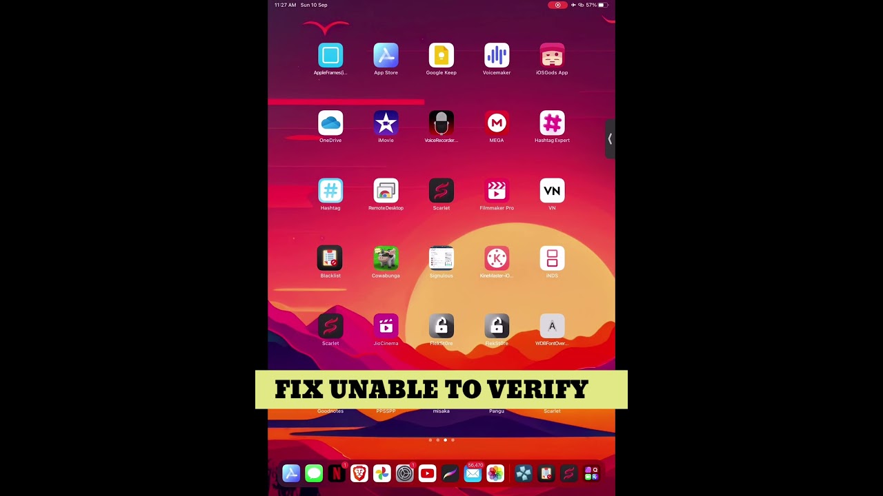 FIX Unable to Verify App 🤩 #Blacklist 🔥 #shorts #ios