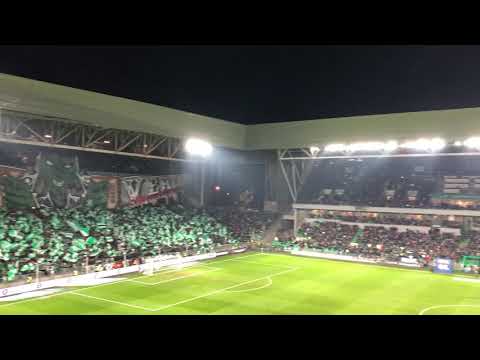 AS Saint-Etienne vs Olympique Lyonnais Derby 20.01.2019 Choregraphie ASSE