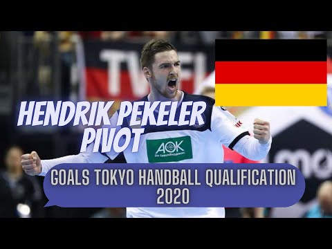 Hendrik Pekeler Pivot Goals Tokyo Handball Qualification 2020